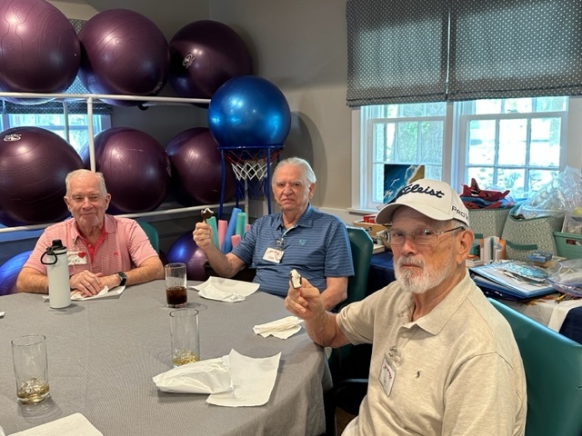 Friends enjoying lunch together